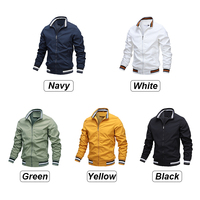 Męska modna kurtka męska nowa wiatrówka na co dzień kurtki Bomber mężczyźni 2022 wiosna jesień Outdoor wodoodporne kurtki Slim fit Mens 2